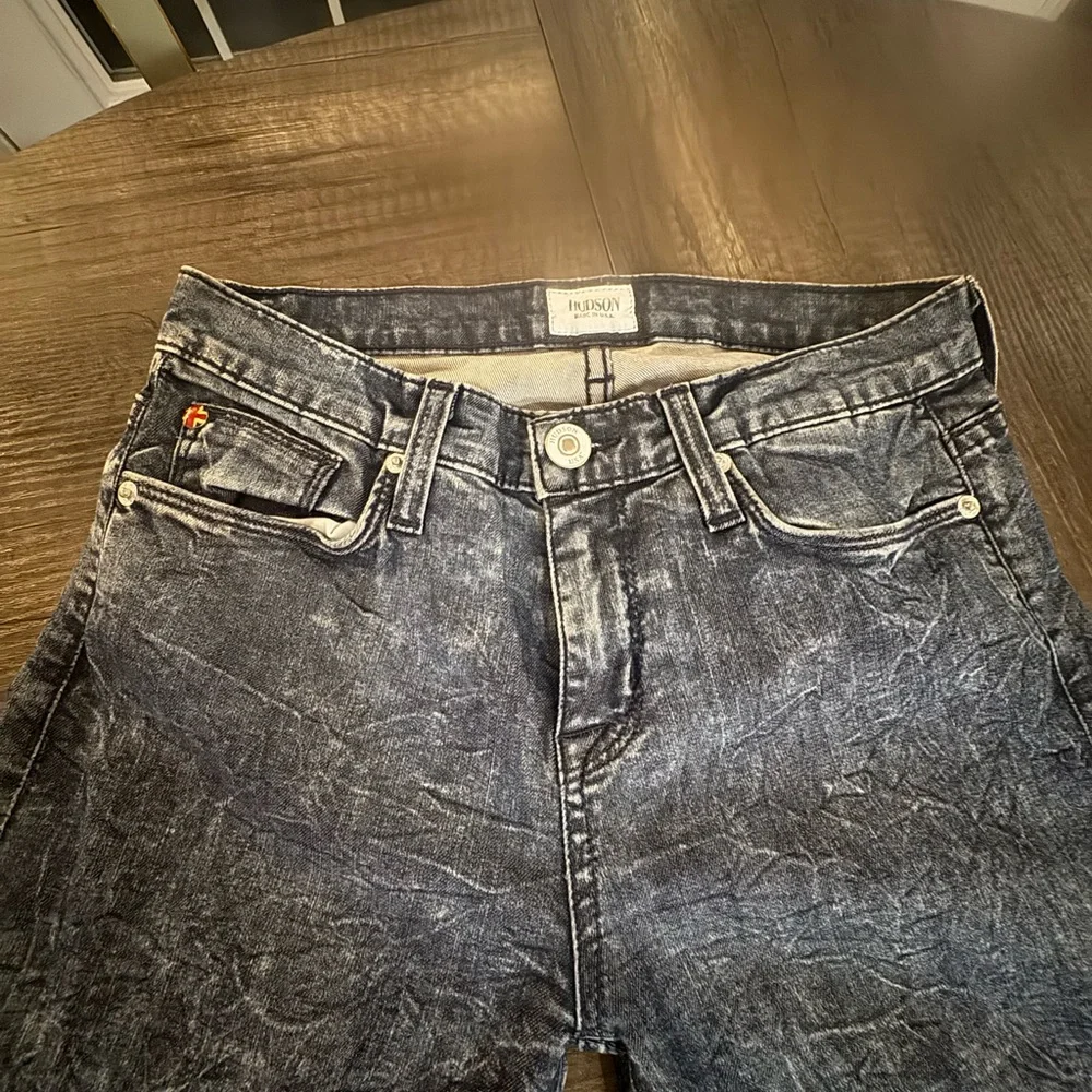 Hudson Jeans Acid Wash Skinny Jeans Size 26 - Picture 4 of 10